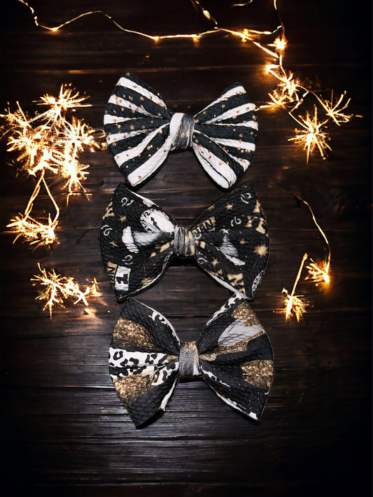 New Year Bow Set