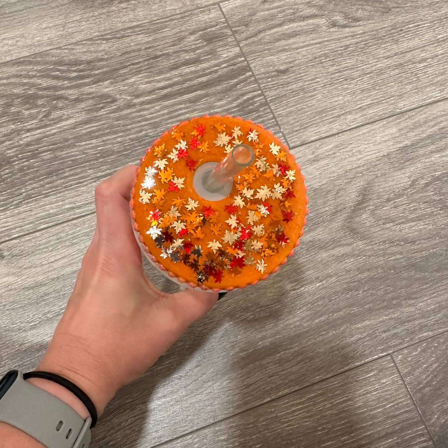 Pumpkin Spice Life Glass Tumbler