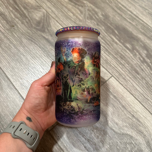 I Put A Spell On You Glass Tumbler