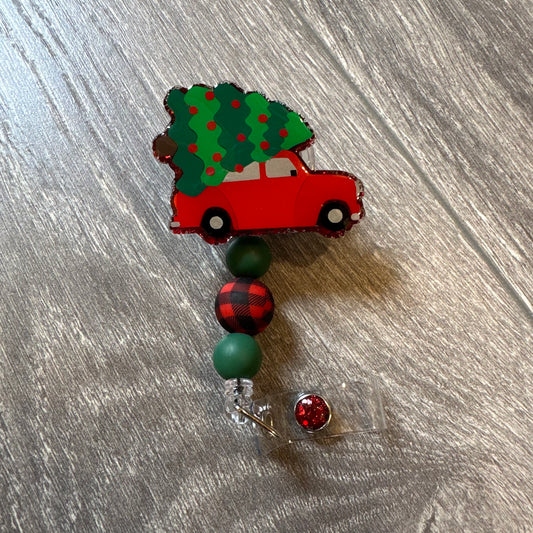 Christmas Tree Truck Badge Reel