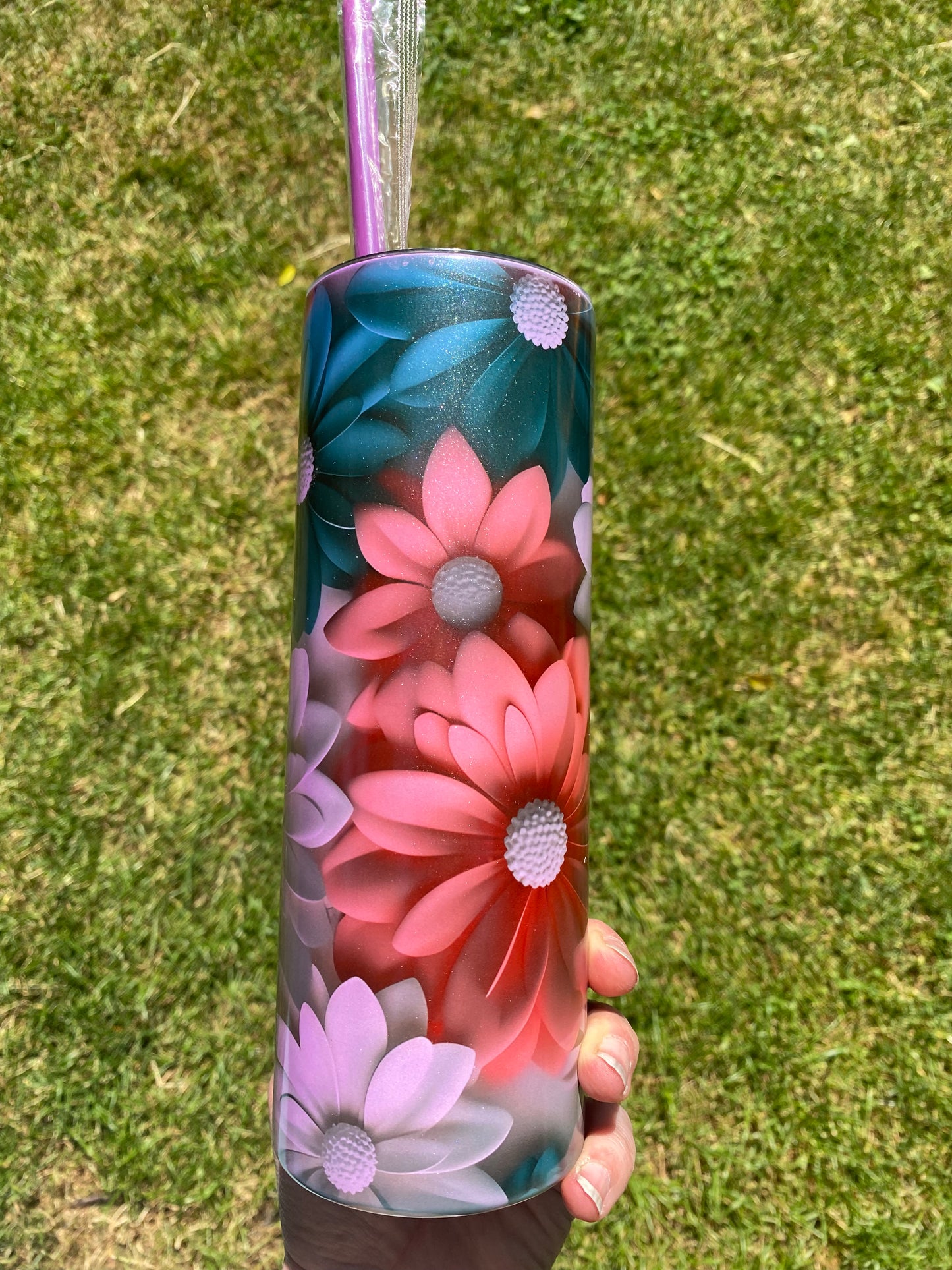 Floral 20oz Skinny Tumbler