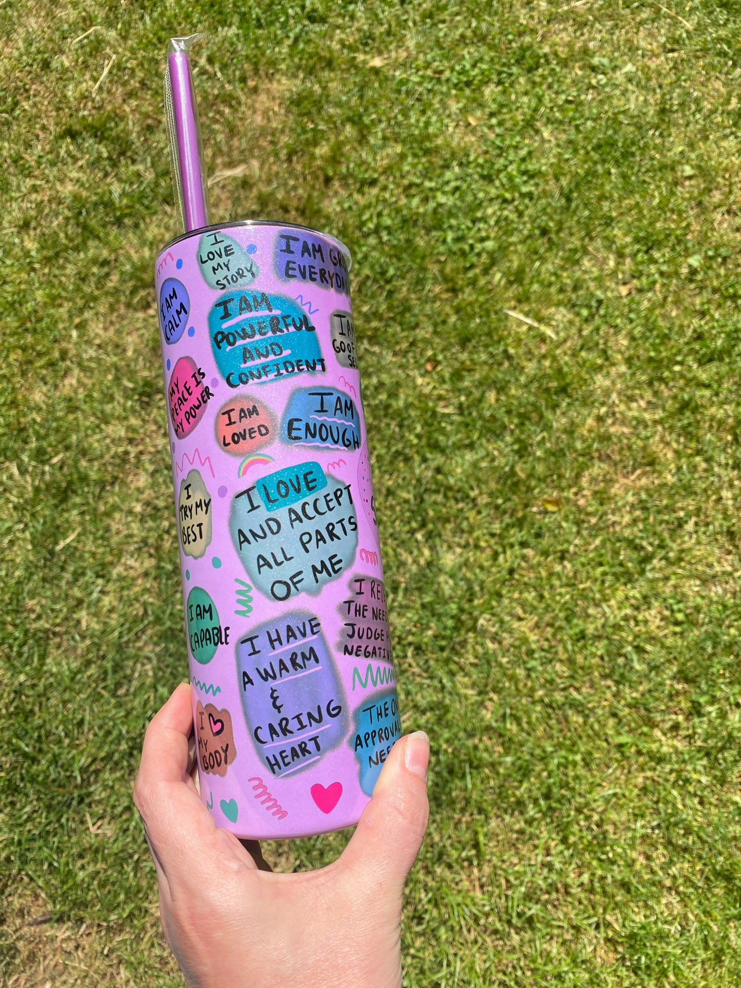 Self Love 20oz Skinny Tumbler