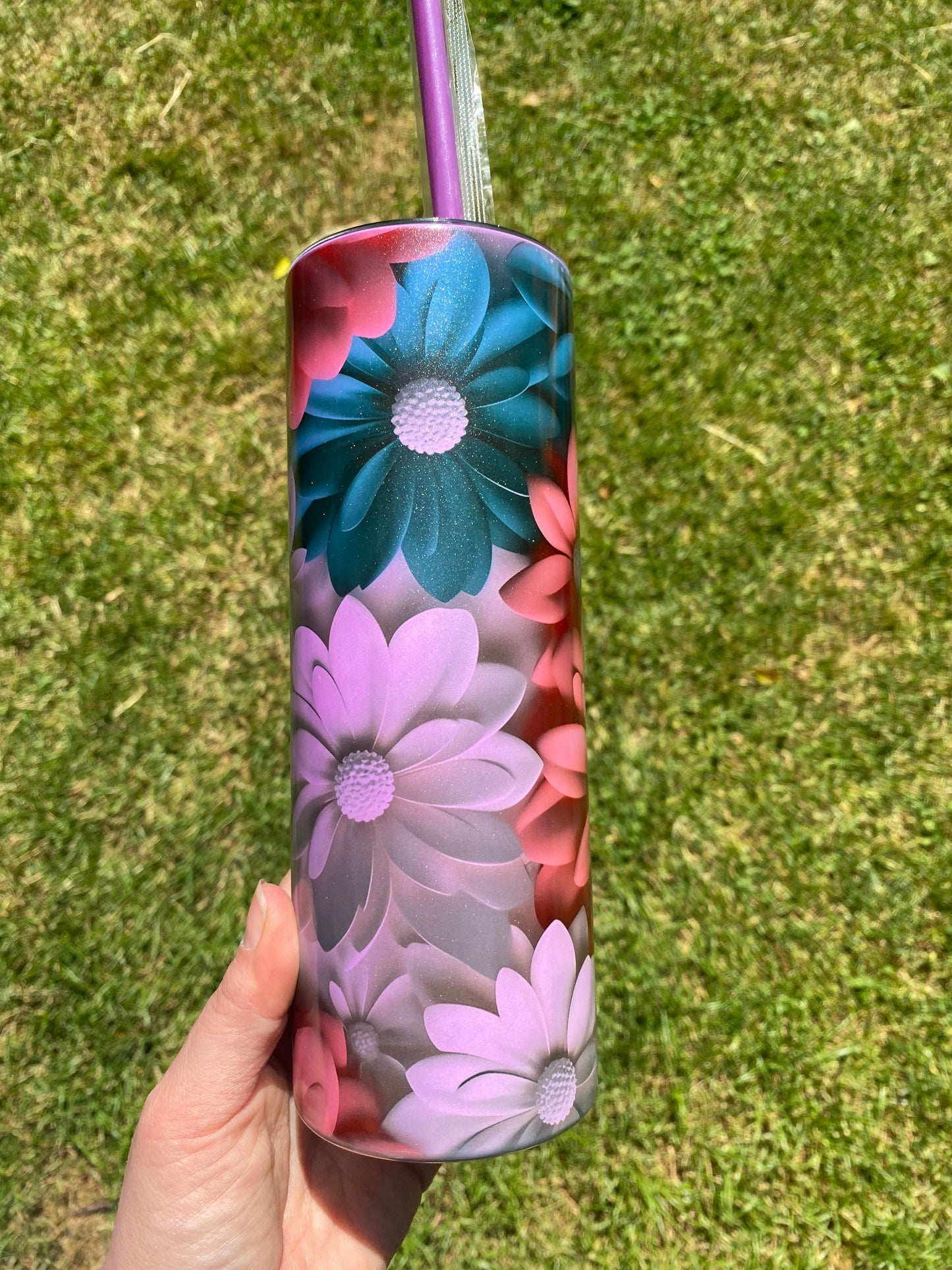 Floral 20oz Skinny Tumbler