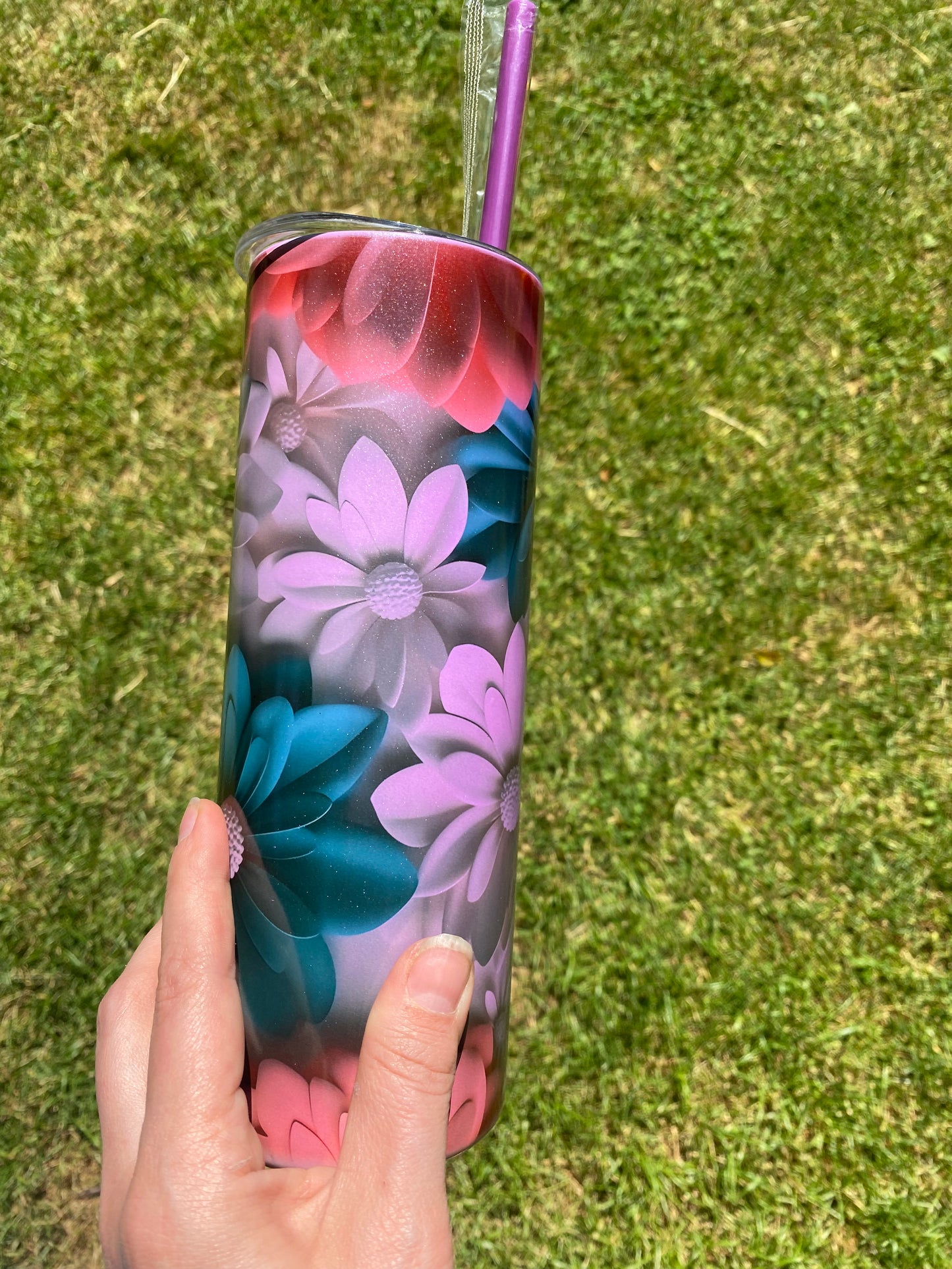 Floral 20oz Skinny Tumbler