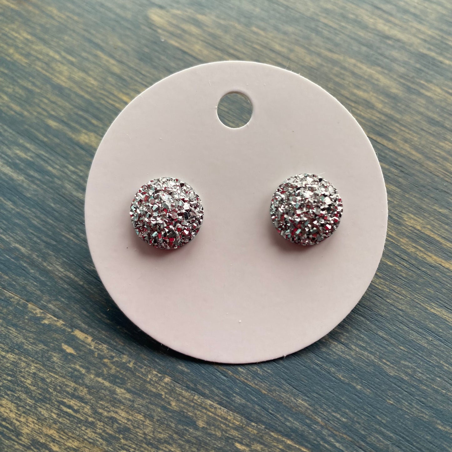 12 mm Faux Druzy Studs