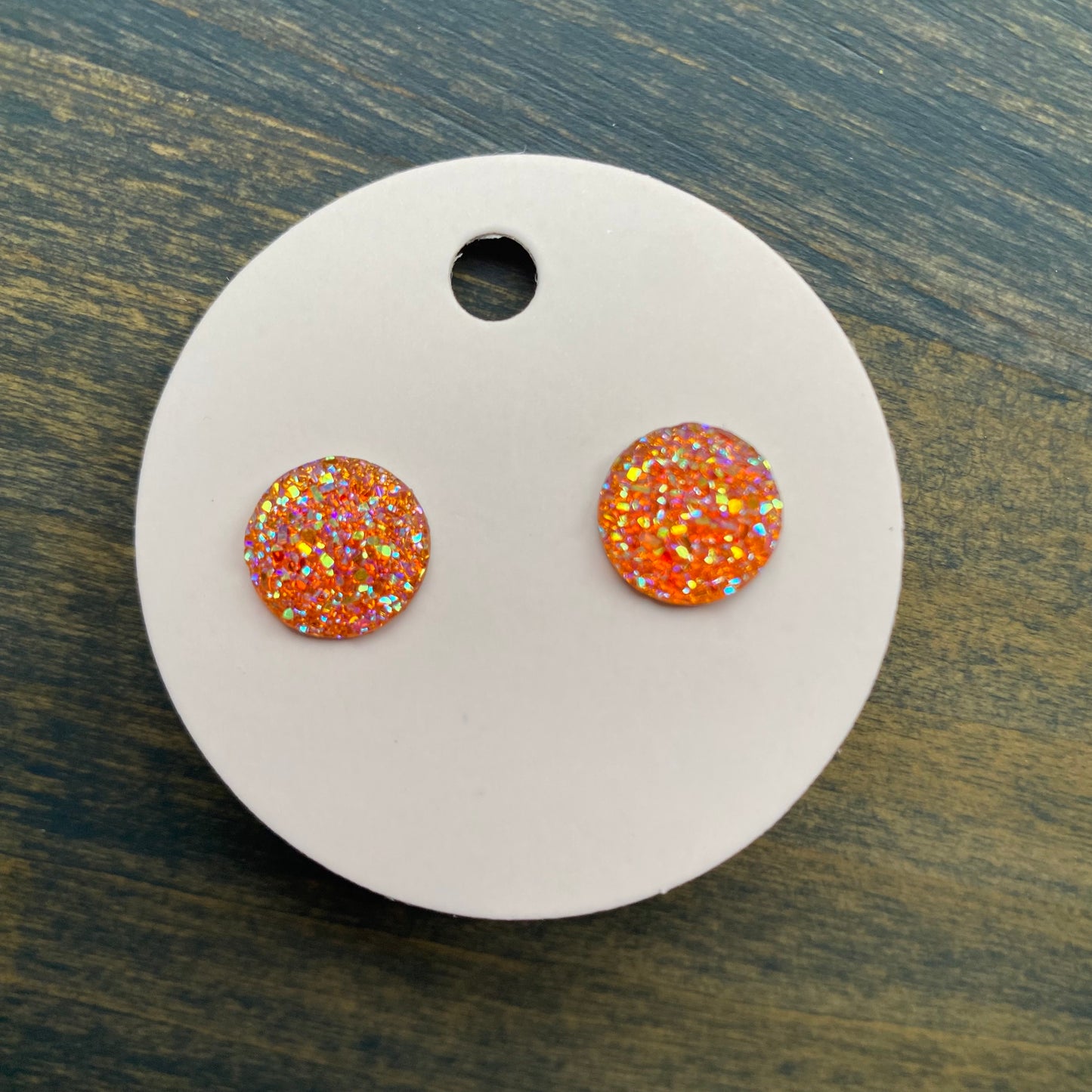 12 mm Faux Druzy Studs