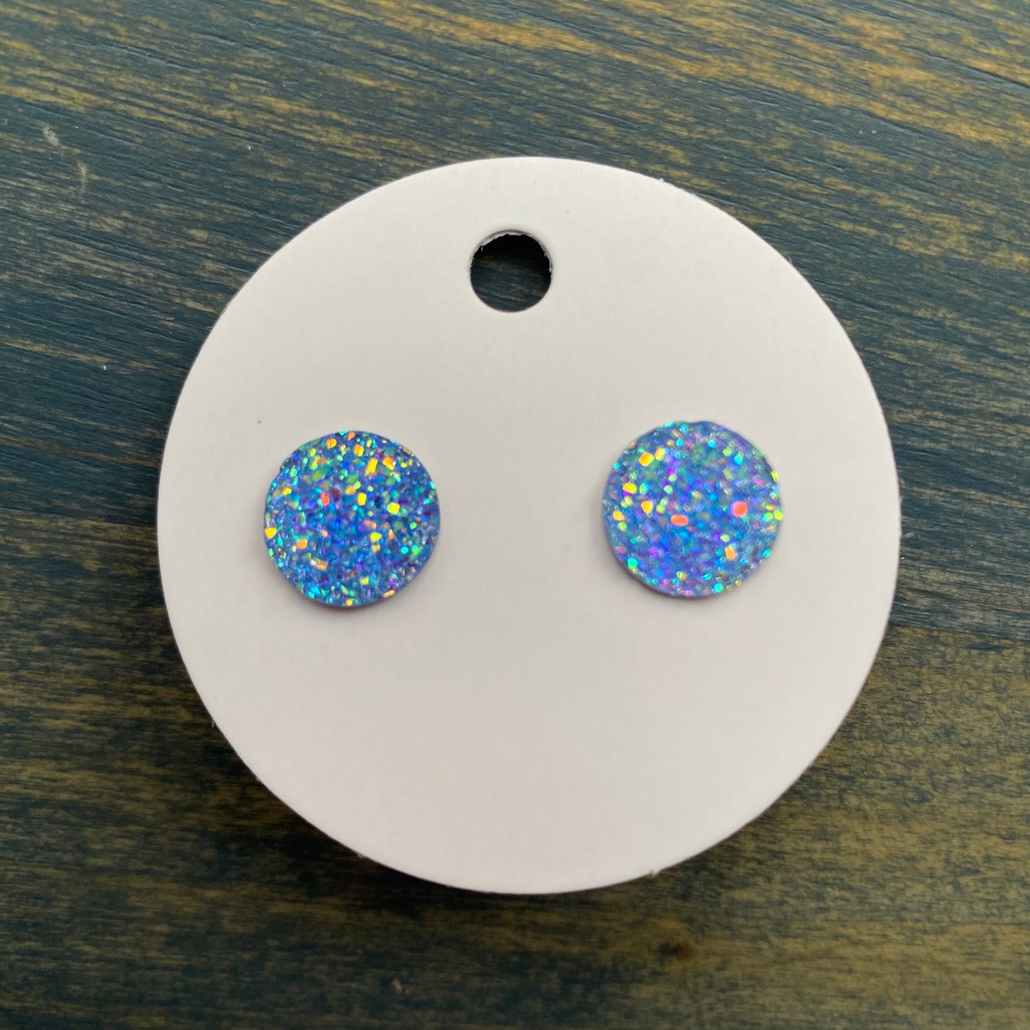 12 mm Faux Druzy Studs