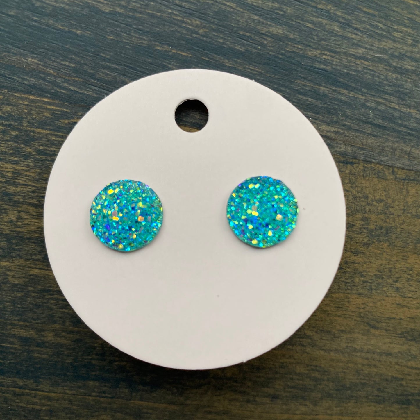 12 mm Faux Druzy Studs