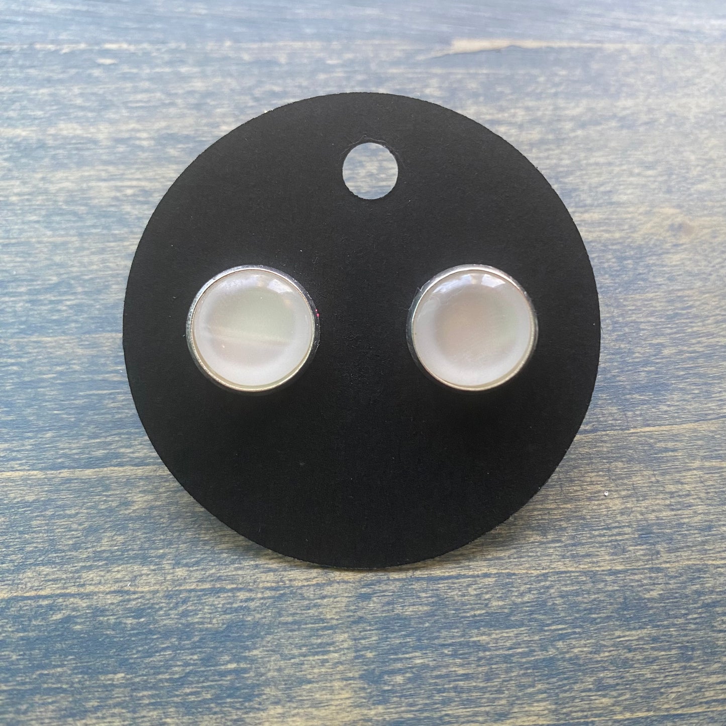 12 mm Cupped Pearl Studs