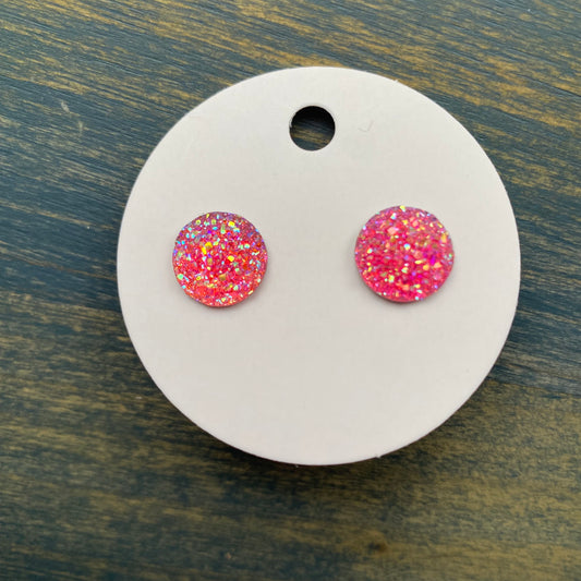 12 mm Faux Druzy Studs