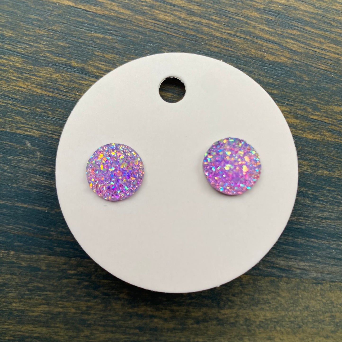 12 mm Faux Druzy Studs